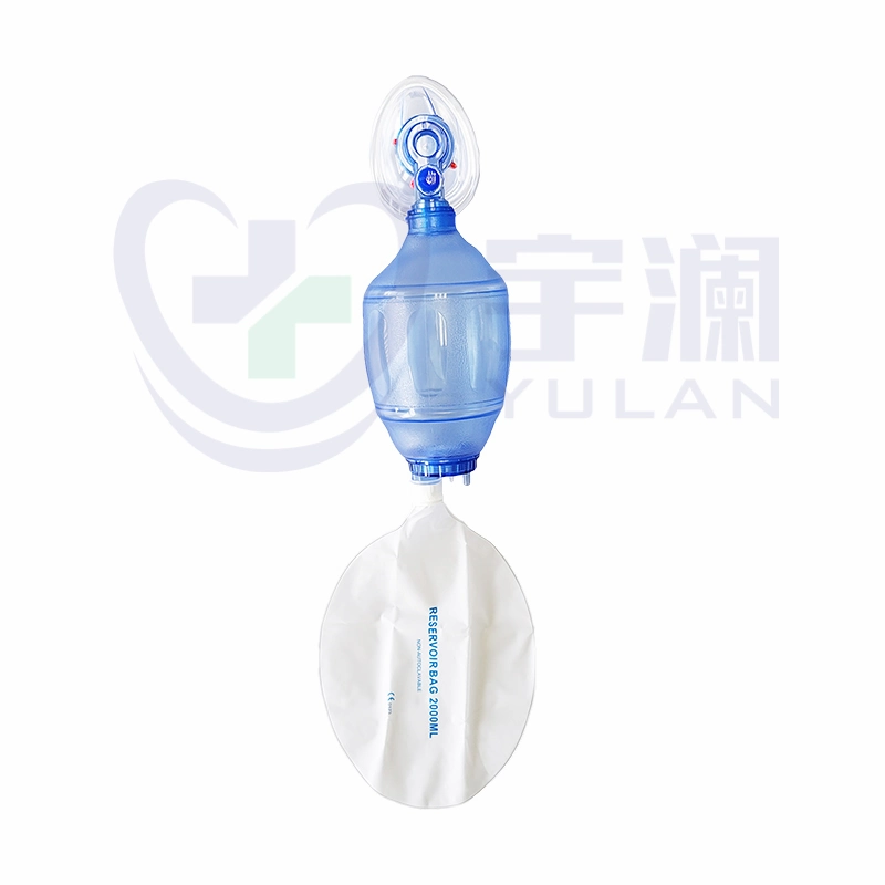 Disposable PVC Manual Resuscitator Ambu Bag Adult Size