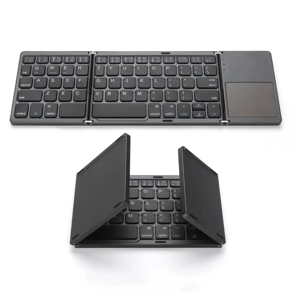 Folding Bluetooth Tastatur Mouse and Keyboard for Phone Top