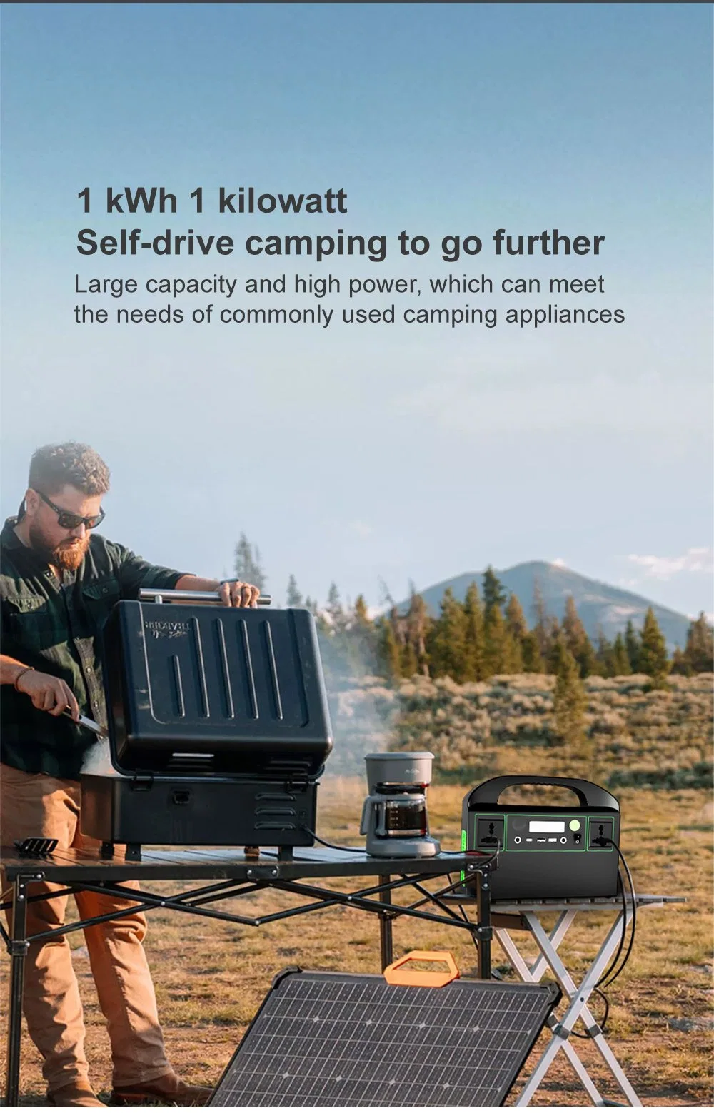 Wholesale 300W Rechargeable Solar Battery 110V 299.7wh Emergency Lithium Battery for Camping and Laptop