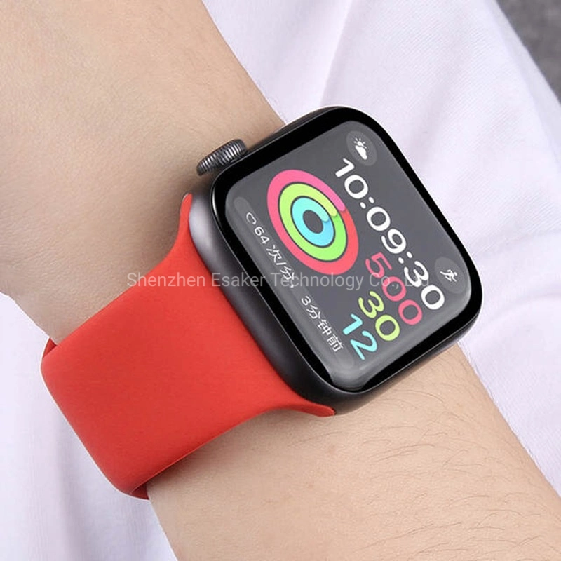 Soft Belt Shockproof Sport Silicone Watch Band Straps for Iwatch Apple Wrist Watch 38/40/42/44mm Series