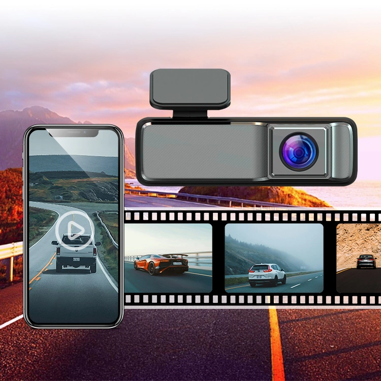 Wemaer WiFi Front and Rear Dual Cameras Dash Cam 24h Parking Monitor DVR Driving Video Recorder Night Vision Reverse Dash Camera