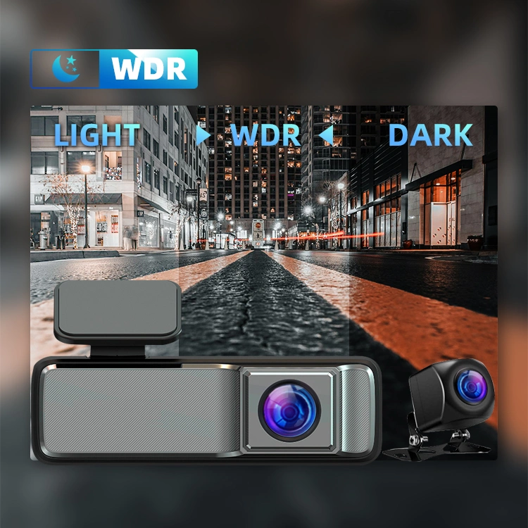Wemaer WiFi Front and Rear Dual Cameras Dash Cam 24h Parking Monitor DVR Driving Video Recorder Night Vision Reverse Dash Camera