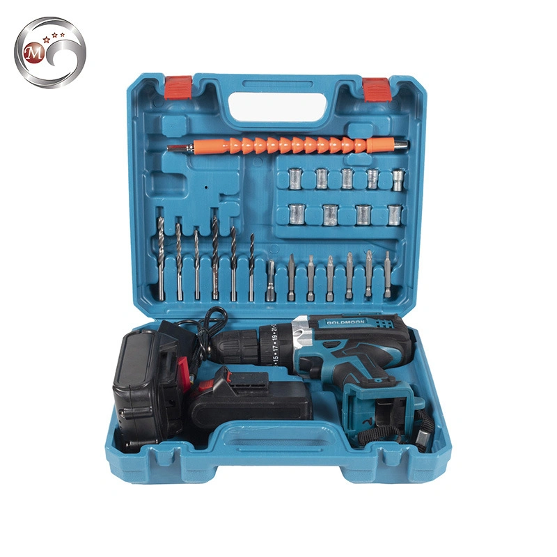 Goldmoon 10% off DC 20V Max-Compatible-Li-ion Battery Brushless Electric Hand Power Drill Cordless Power Tool with Fast Charger