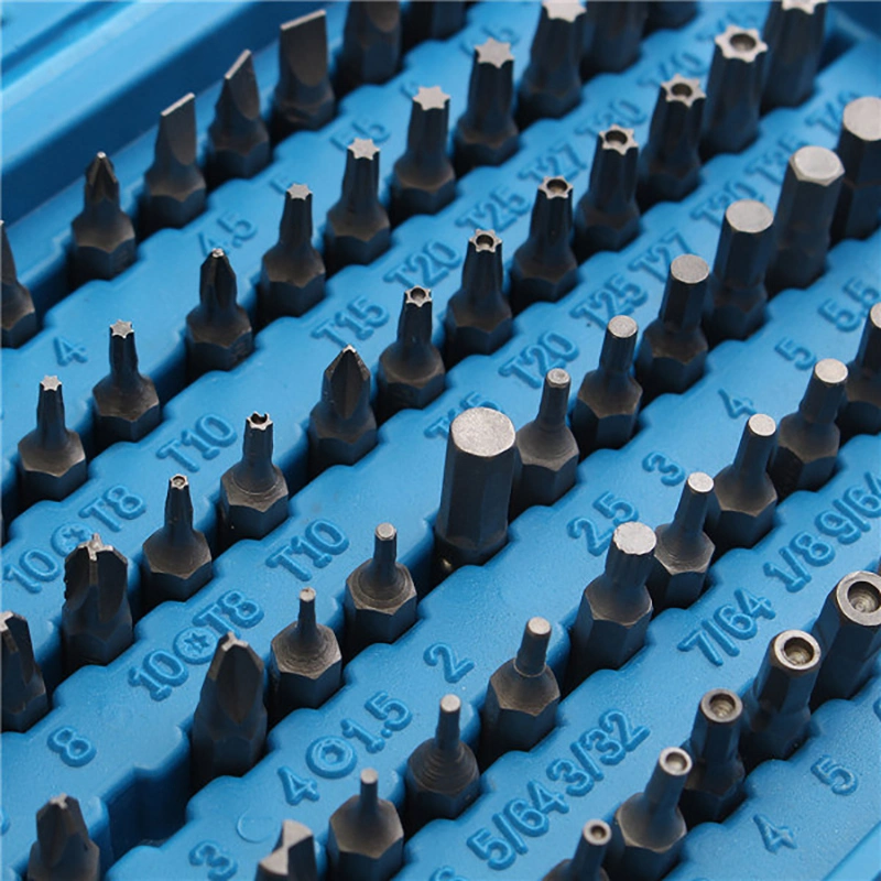 100PCS Chrome Vanadium Security Screwdriver Bit Set
