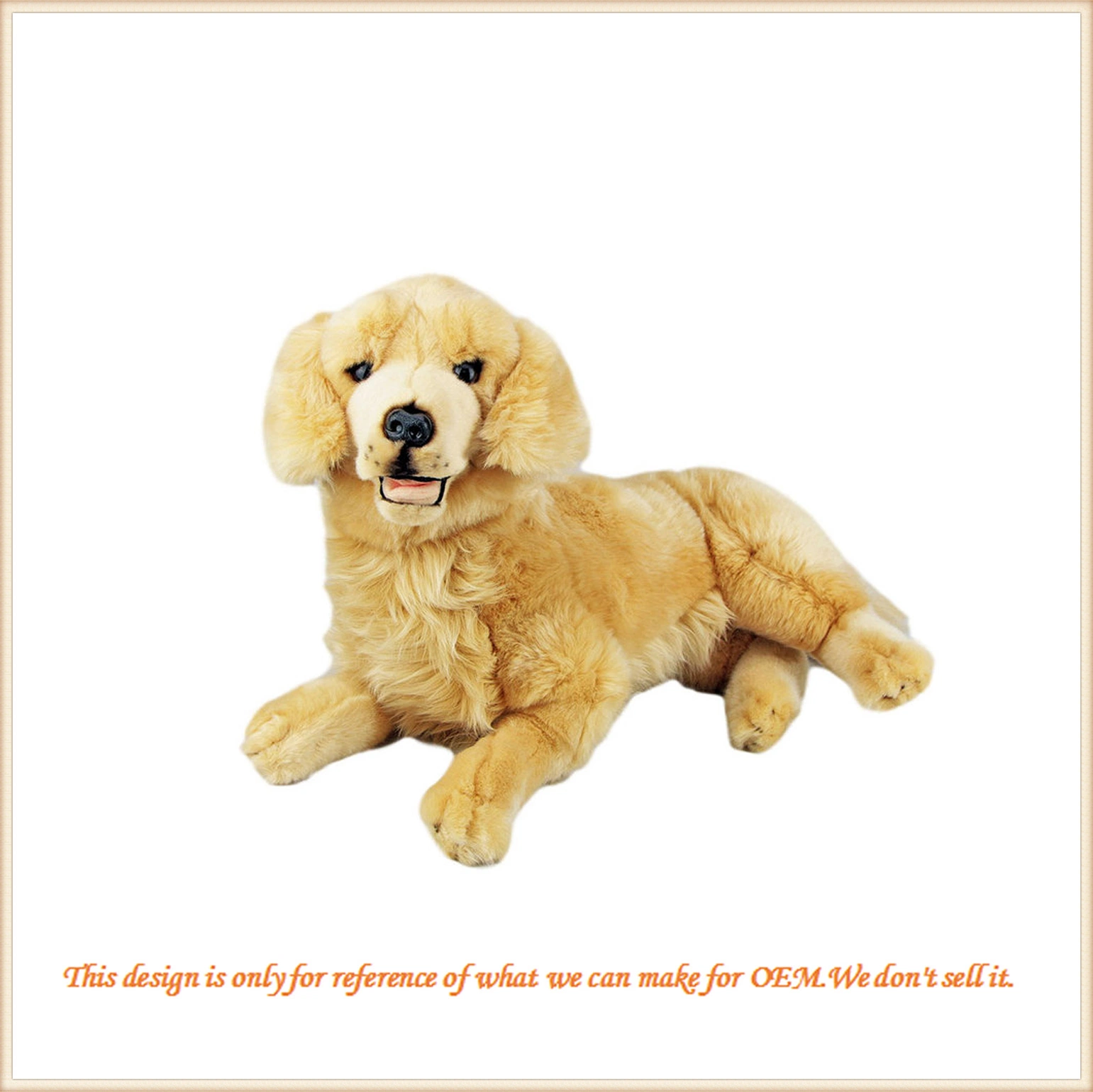 Golden Retriever Dog Plush Toy 8inch to 20inch Customized