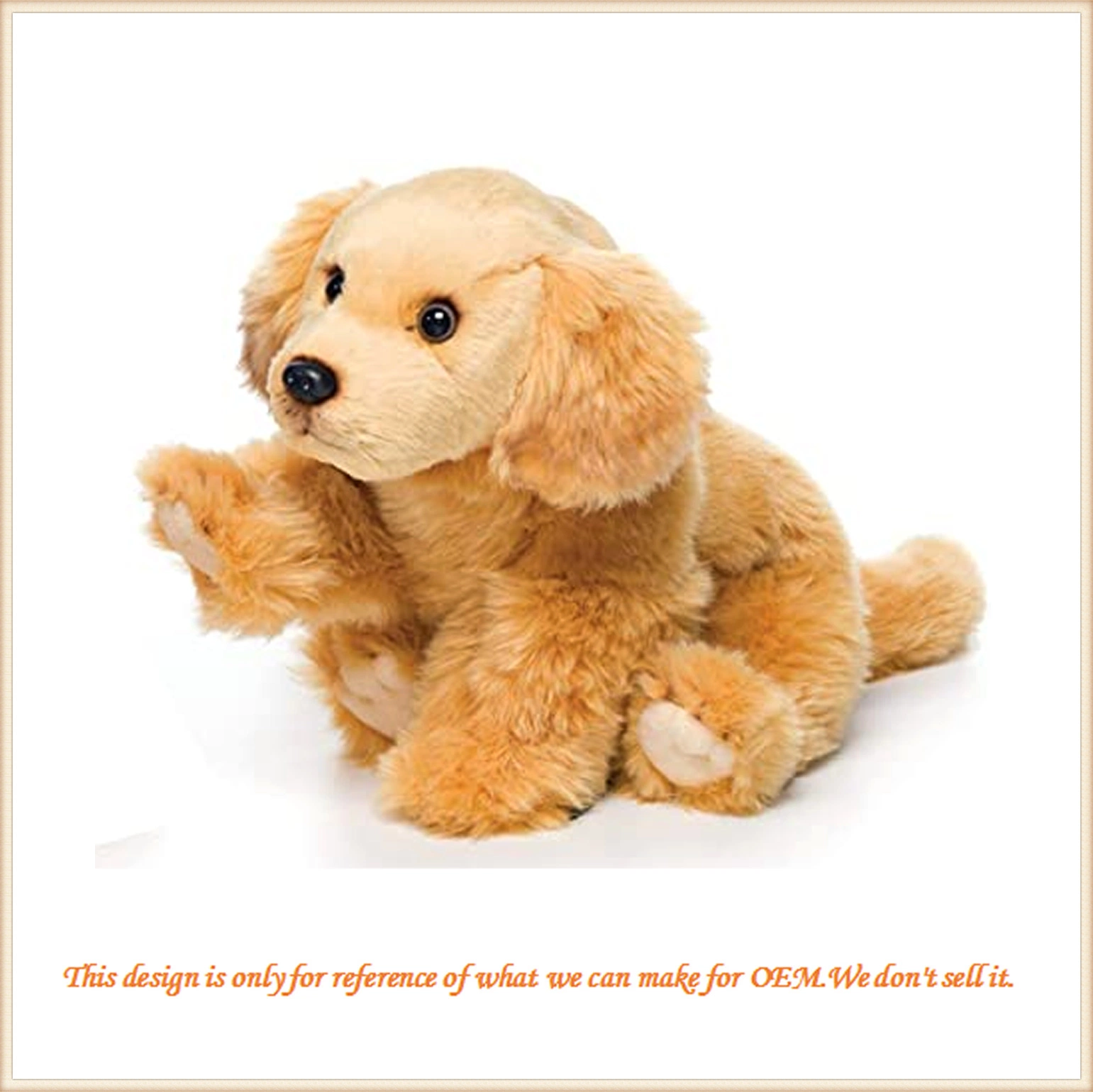 Golden Retriever Dog Plush Toy 8inch to 20inch Customized