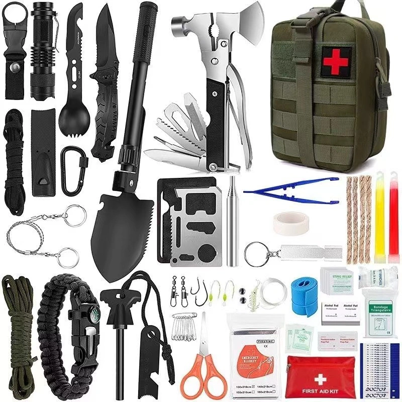 Wild Outdoor Survival Tools Equipment Kit