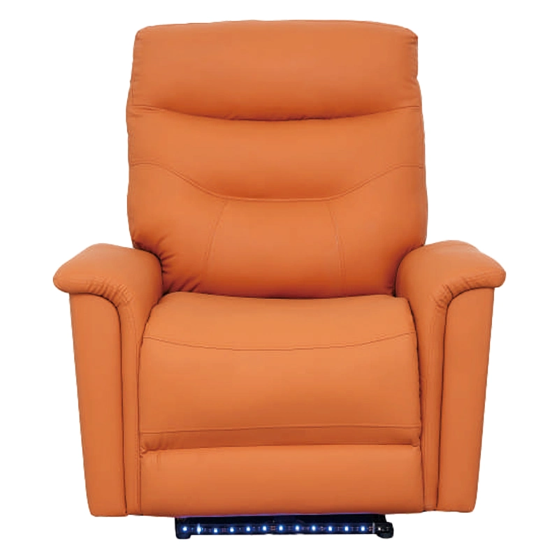 Huayang Customized Faux Fabric Chesterfield Reclining Home Leather Sofa Modern Furniture OEM Manufacture Sectional Sofa Leather Manual Lift Function Recliner