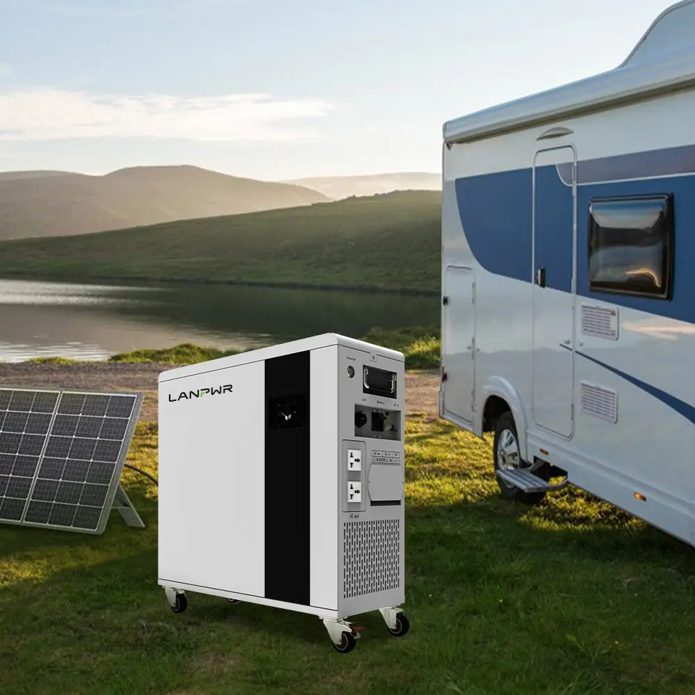China Factory 5kW Solar Generator Power Inverter Kit with Lithium Ion Battery Panel Grid Hybrid Home Energy Storage 5120Wh
