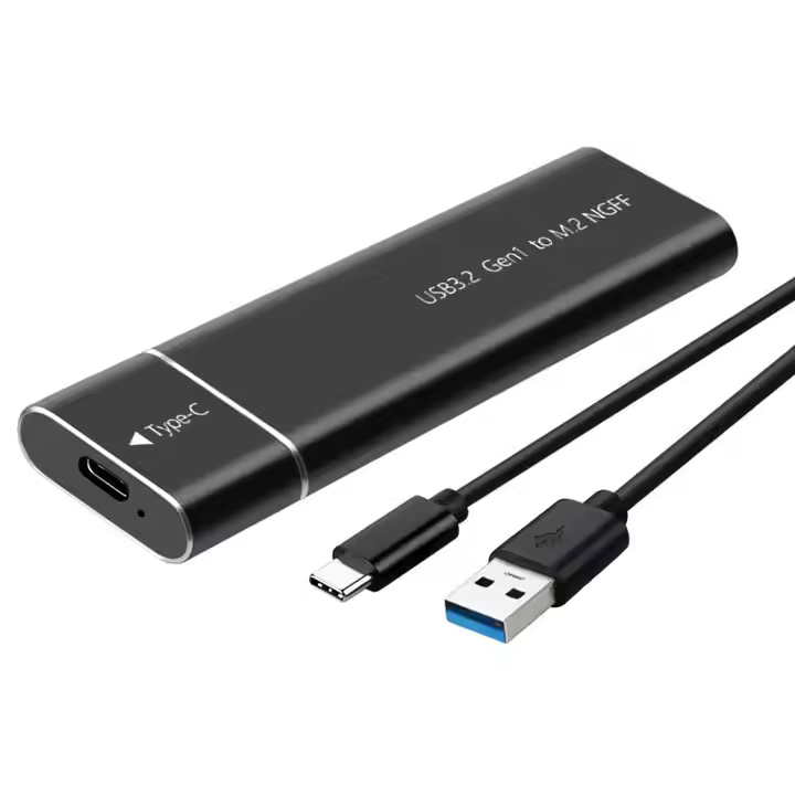 M.2 NGFF solid-state SATA protocol SSD to Type-c interface USB3.1 external mobile hard disk box ssd m.2