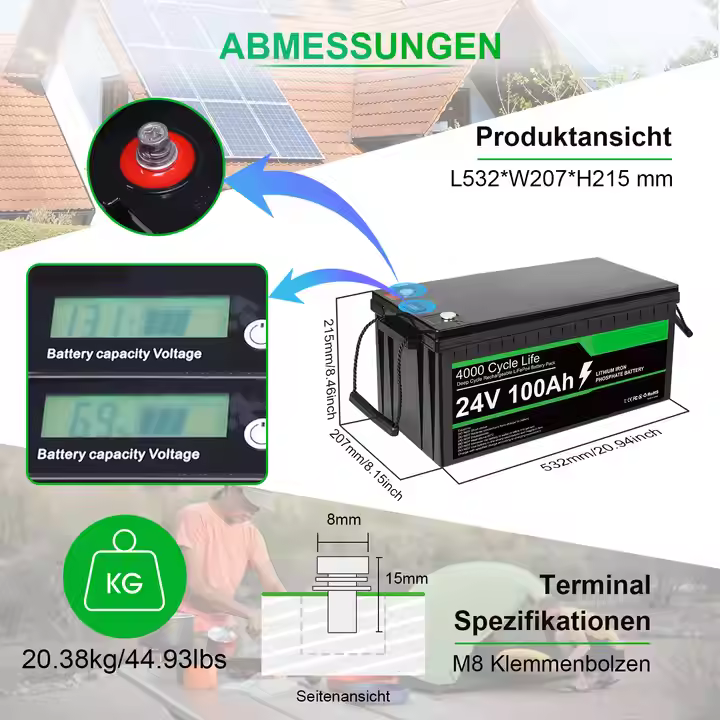 Best Selling 24V Energy Storage Battery Pack 12V 48V 51.2v 50Ah 100Ah 200Ah 280Ah 300Ah Lithium Iron LifePo4 Battery With BMS