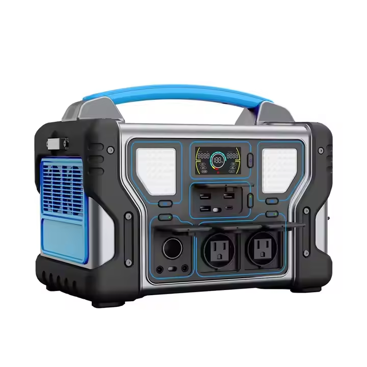 700w UPS Customized UPS 110V 220V Solar Energy Fast Charging Cable Camping Large Capacity Portable Rechargeable Power Station