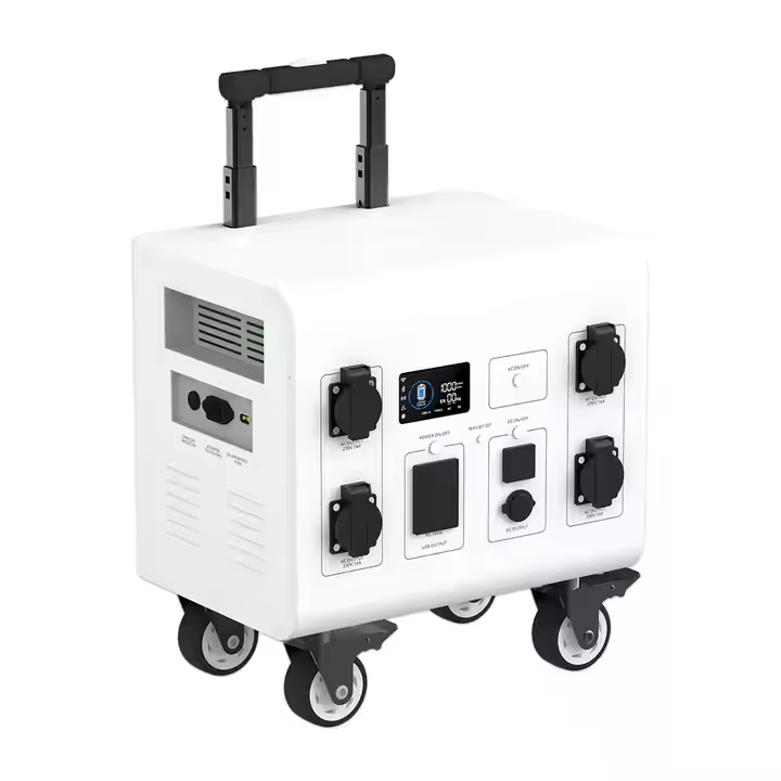 51.2V 50Ah Solar Panel Off Grid Power Station Bank 2560Wh Digital Display Multifunctional Camping Solar Portable Home
