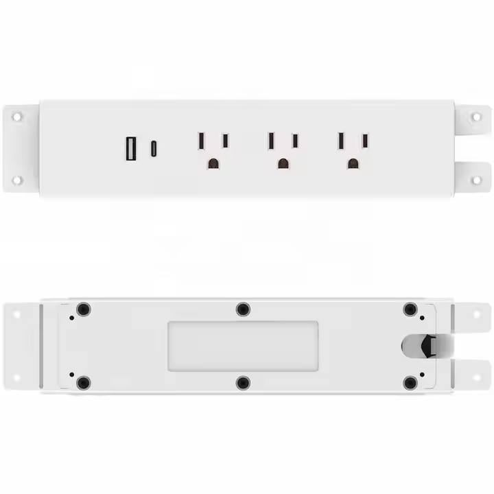 JOYE high end Recessed socket with 3 AC ports Desktop Power Socket Outlet Power Socket With USB