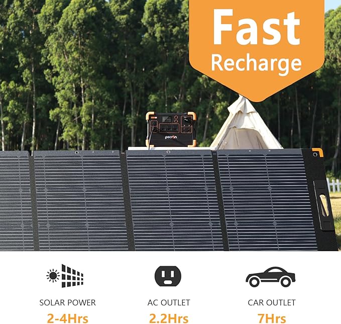 Portable Power Station E600LFP 614Wh Solar Generator Power Station with 3X1200W AC Outlets 100W USB-C PD Output LiFePO4 Battery Backup for Outdoor Camping Emergency Visit the pecron Store 4.2 4.2 out of 5 stars    245 ratings Amazon's Choice