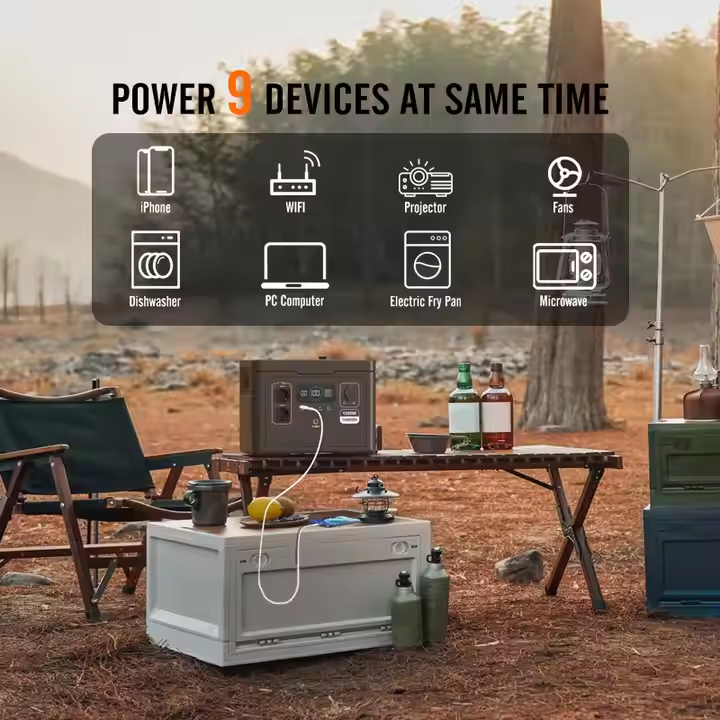 wholesale lifepo4 battery ups mobile tragbare powerstation fast charge solar generator 1000w portable power station 1200w