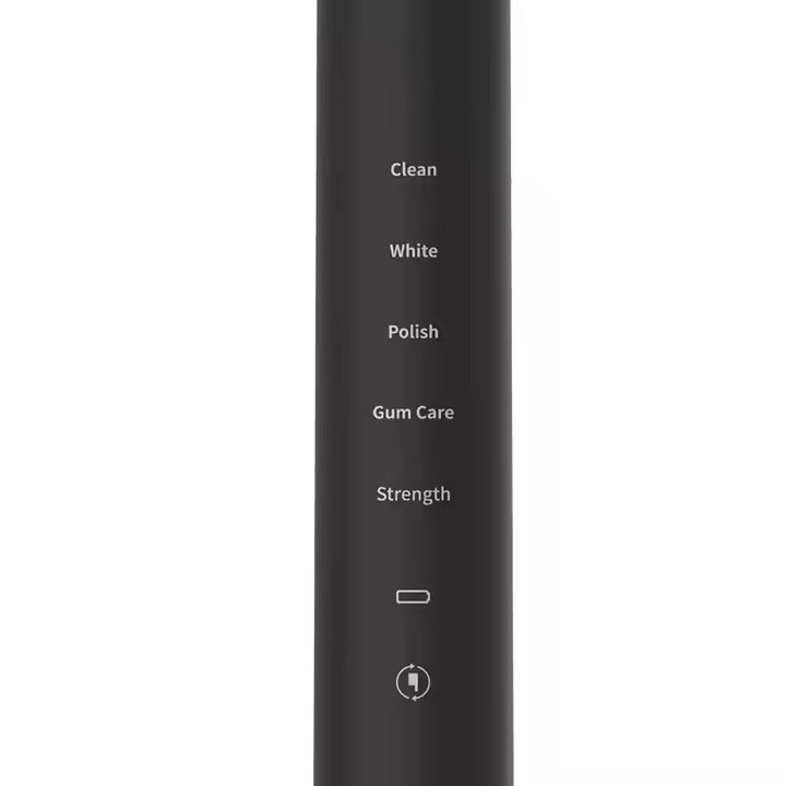Custom Electric Toothbrush Black Sonic IPX8 Smart Tooth Brush Oral Cleaning Soft Bristles Rechargeable for Adult