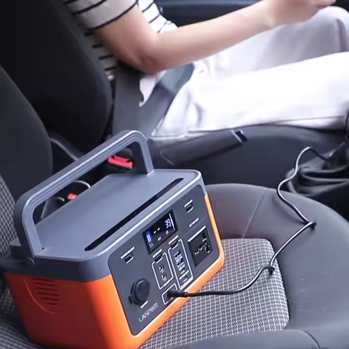 Portable Power Station Fast Charging 300W 500W 1000W Emergency Solar Generator LiFePO4 Battery with Lighting Power Supply