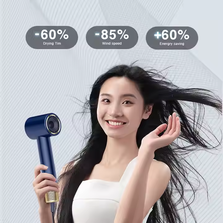 120000 rpm High Speed Brushless Hair Tools Blow Dryer Brush Set Air Wrap Styler Salon Hot Air Brush 1400W Hair Dryer