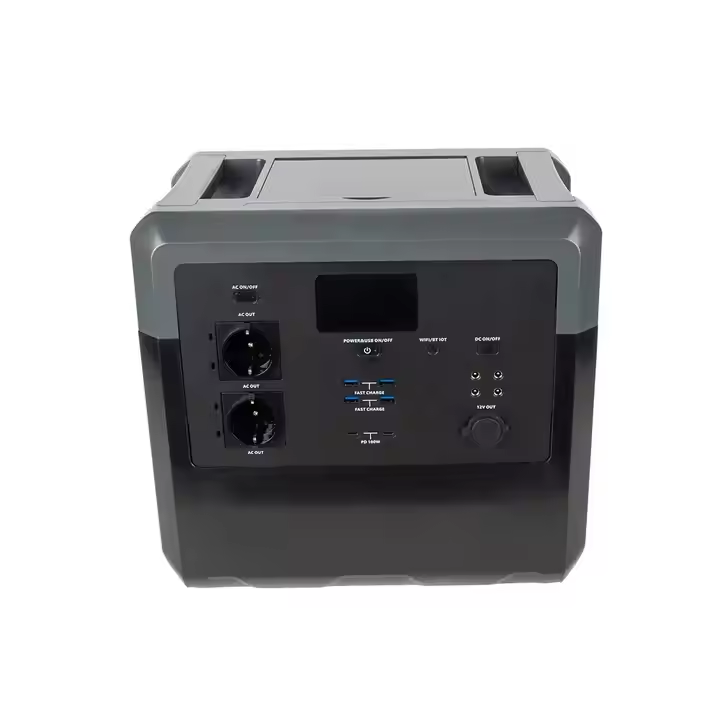 Outdoor Camping LifePO4 Battery 500W 1000W 2000W 3000W Lithium Battery Portable Power Stations with LED Lighting