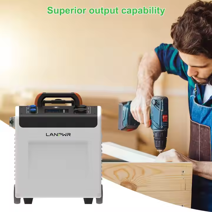 EU Stock LANPWR UN38.3 CE ROHS FCC 3KW 5KW LiFePO4 Battery Solar Generator Home Energy Storage Portable Power Station