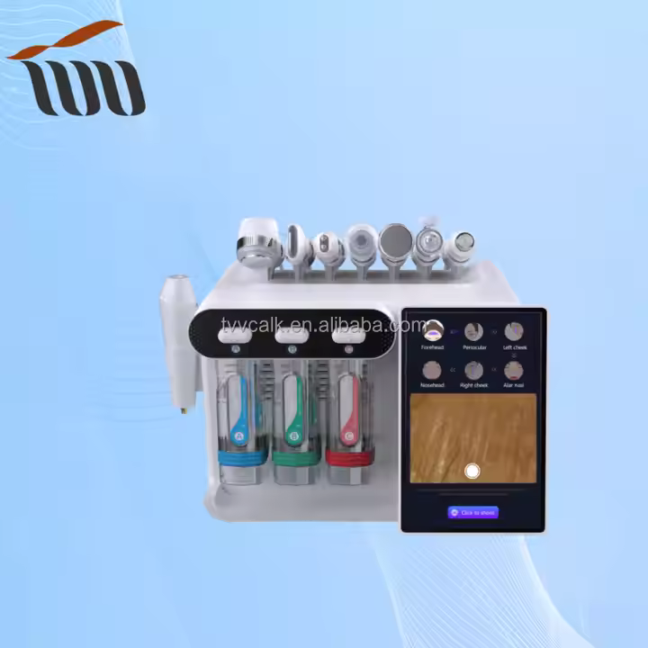 Top quality Low Price 7 in 1 Hydra Oxygen Jet Dermabrasion Hydro Aqua Peeling Beauty Face Equipment Salon Facial Machine
