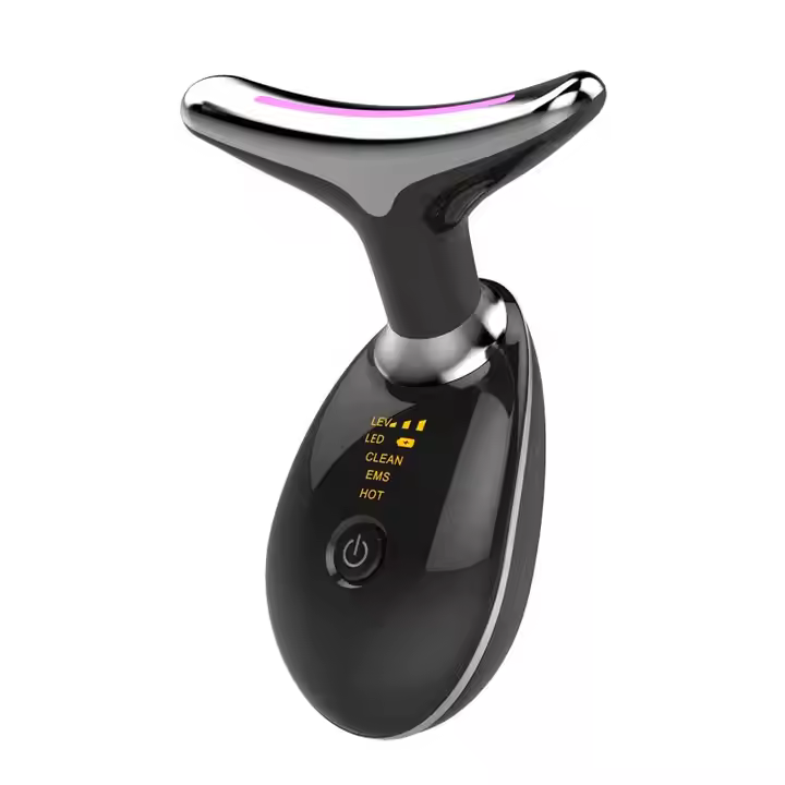 3 in 1 Portable Handheld Facial Massager for Skin Care Neck Face Beauty Device with Skin Rejuvenation Wrinkle Remover Features