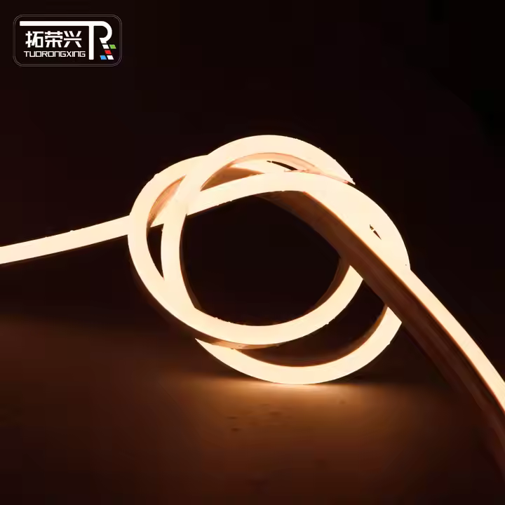TRX 6*13mm Smart Control Neon LED Flex Strip 5m IP65 Waterproof Outdoor 12v 2835 Neon Rope Light Flexible LED Neon Silicone Tube