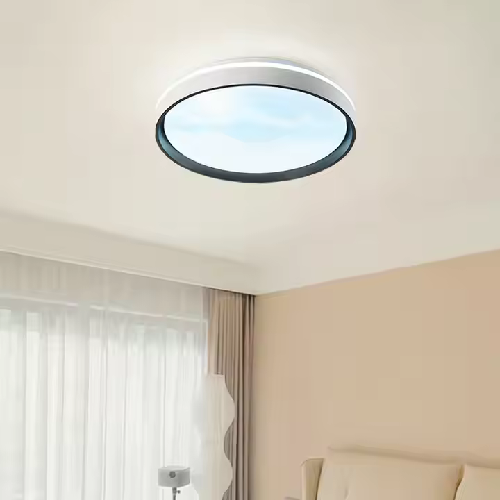 Modern Design Blue Sky and White Clouds Pattern 48W60W House Decoration Smart Led Ceiling Light