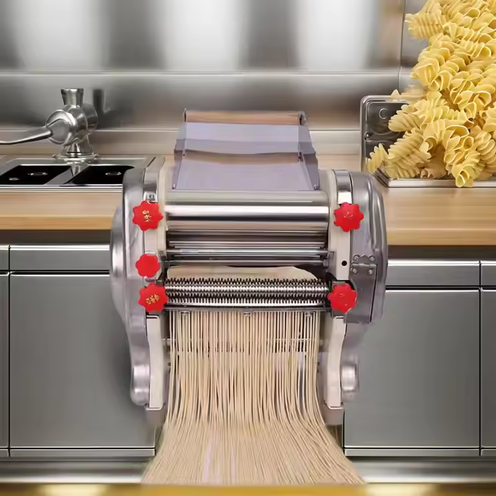 Electric Fresh Noodle Making Machine Automatic Produced Fresh Noodle Making Machine Cutter Pasta Noodles Maker