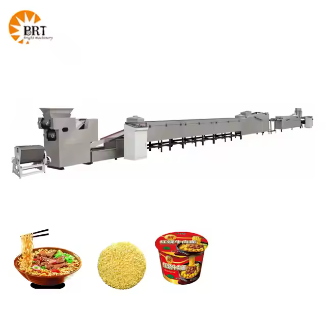 Customizable Fully Non-fried Instant Noodle Drying Machine Commercial Automatic 11000pcs Indomie Instant Noodle Making Machine