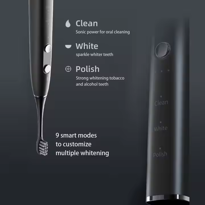 Factory Hotsale Portable Pressure Sensor Travel Waterproof Rechargeable Sonic Electric Toothbrush Adult with Case