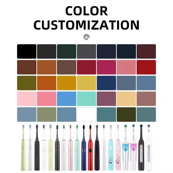 Wholesale Custom logo Oral Care Ultrasonic Toothbrush Oem High Quality Teeth Cleaning Rechargeable Automatic Electric Toothbrush