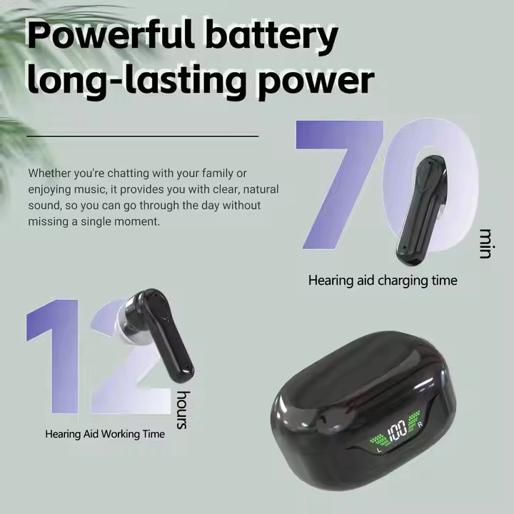 A6S Wireless Sports Outdoor Wireless Earphones with Electric Compartment Car Mini Earphone Button
