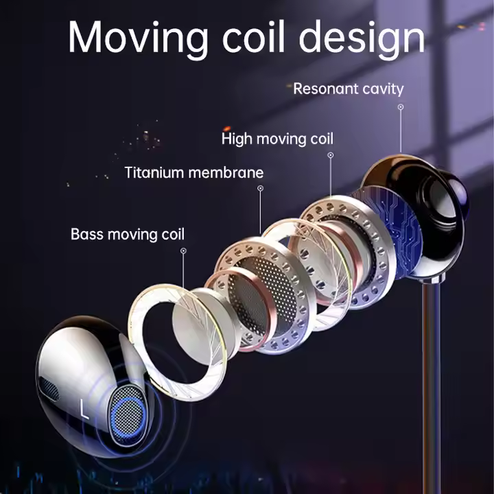 SOMICTONE Wired Earphone With 3.5mm Connection in Ear Earphones With Microphone Electronic Gadgets Earbud