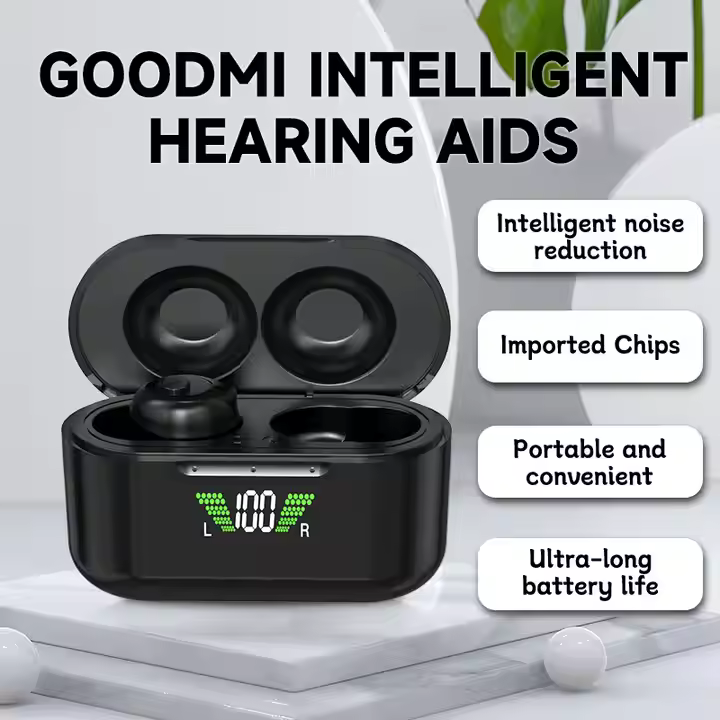 2025 New Private Model TWS Earphones Zinc Alloy Wireless Headset Half-Ear Electric Noise Cancelling LED Battery JL