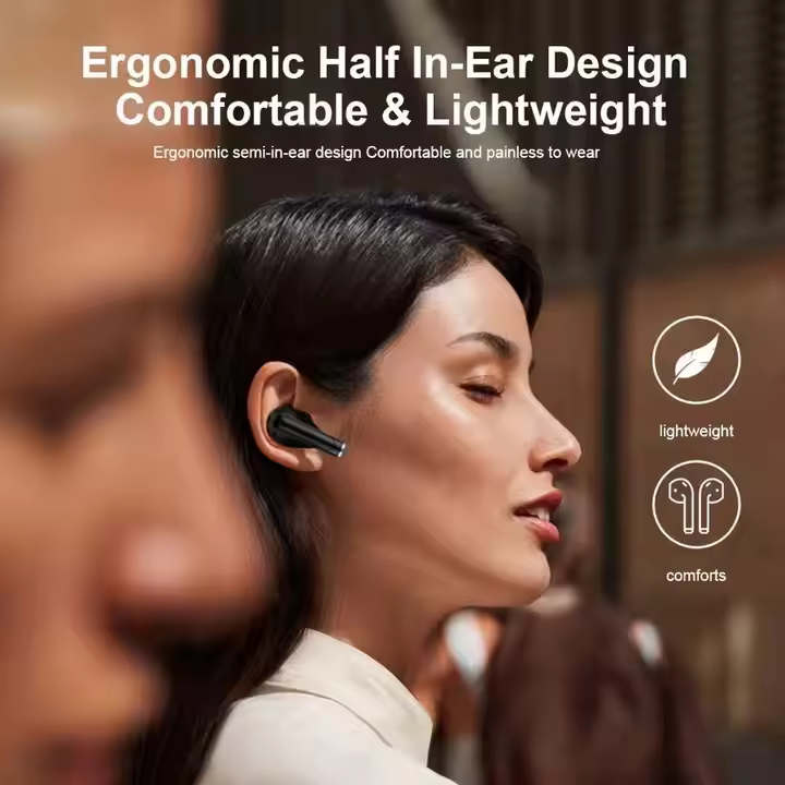 Wholesale Noise Cancelling Auriculares Bluetooth Earbuds LED Digital Display Air Earphone ENC Wireless Earbuds In-ear Headphones