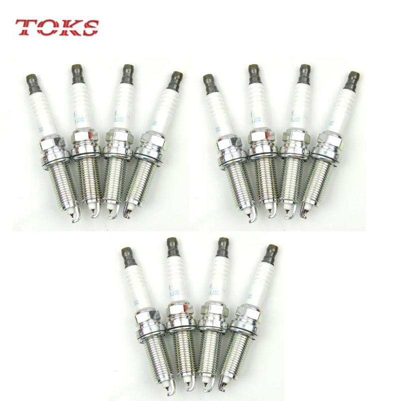 TOKS 12pcs 12290-5A2-A01 DILKAR7G11GS Dual Iridium Spark Plug For Honda Accord Civic Acura ILX TLX 2.4L 122905A2A01