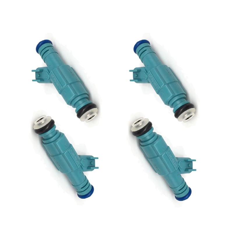 New 4pcs 0280156217 Fuel Injector 4C2E-9F593-D5A fit for Ford E-350 E-450 Super Duty 6.8L V10 2004-2008 4C2E-D5A
