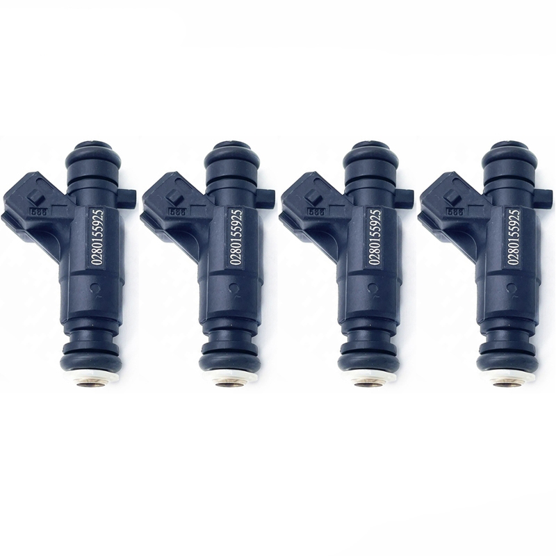 New 4PCS 0280155925 Fuel Injector Nozzle FI-15872 fit For Ford Fiesta Courier Ka Ikon 1.6 2000-2015 YS6U-9F593-HA 15872