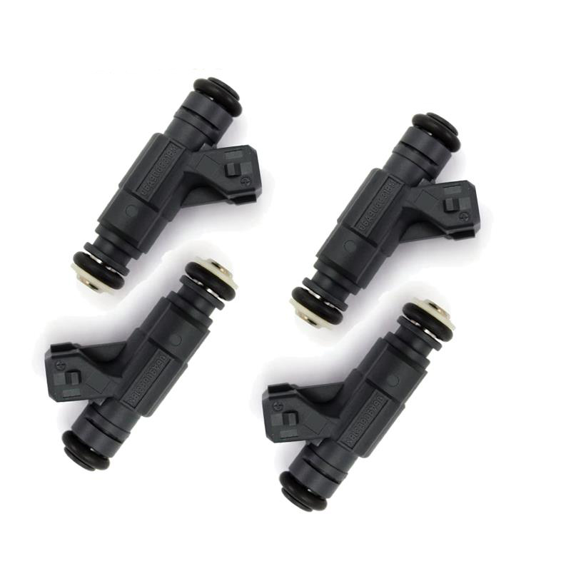 New 4pcs 0280156142 Fuel Injector 06A906031BA 0280156061 fit For Volkswagen Jetta Golf Beetle Audi TT Quattro 1.8L Turbo 01-2006