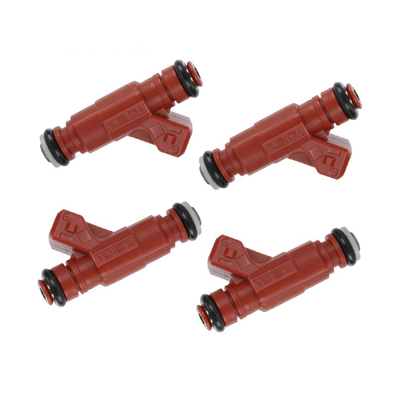 New 4PCS 0280156028 Fuel Injector 1L2E-C5A 1L2Z-9F593-CA fit For Ford Explorer Sport Trac Mercury Mountaineer 4.0 2001-2003